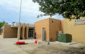 Fernway Park Elementary  School entrance